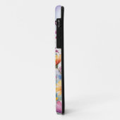 Roze en Blauwe Vlinders iPhone / iPad hoesje (Achterkant/links)