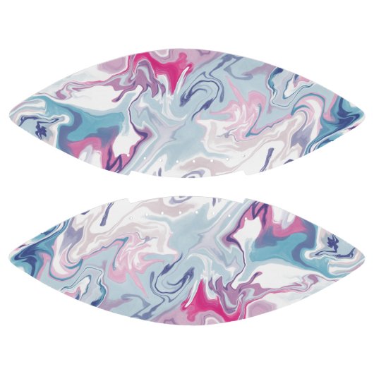 Roze en blauwe vloeibare acrylwegwerpkussen american football (Panelen)