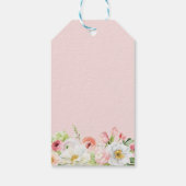 Roze en blauwe Vrijgezellenfeesten Labels Cadeaulabel (Achterkant)