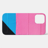 Roze en blauwe wand Case-Mate iPhone case (Achterkant (horizontaal))