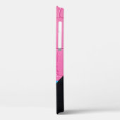 Roze en blauwe wand Case-Mate iPhone case (Achterkant / Links)