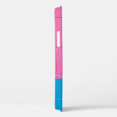 Roze en blauwe wand Case-Mate iPhone case (Achterkant / Rechts)