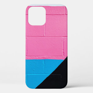 Roze en blauwe wand Case-Mate iPhone case