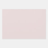 Roze en blauwe waterverf bloemen. inpakpapier vel (Voorkant 2)