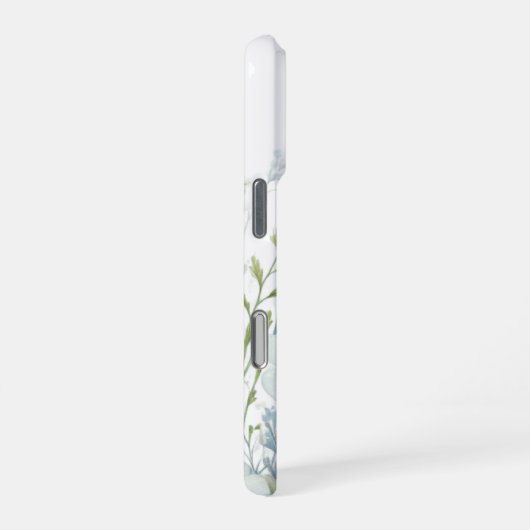 Roze en Blauwe Wildflower iPhone Hoesje (Rechterkant)