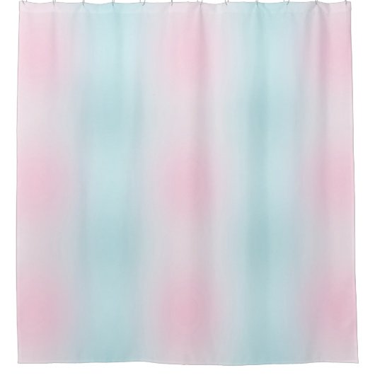 Roze en blauwe wolken — Shower Curtain Douchegordijn (Voorkant)