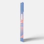 Roze en blauwe zee weg Case-Mate iPhone case (Achterkant / Rechts)