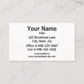 Roze en Blauwe Zijdeachtige Streaks Visitekaartje (Achterkant)