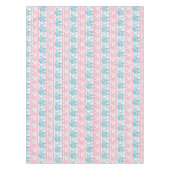 Roze en Blauwgroen etnisch olifantenpatroon Tafelkleed (Voorkant)