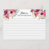 Roze en blauwgroen mooie Kaarten voor Floral Advic (Voorkant)