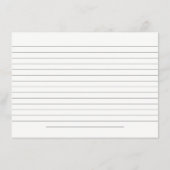 Roze en blauwgroen mooie Kaarten voor Floral Advic (Achterkant)