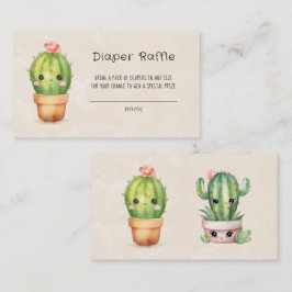 Roze en Blauwgroen Turtle Bubbles Luierraffel Visitekaartje