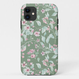 Roze en blozen florale patroon Hoesje-Mate iPhone Case-Mate iPhone Case