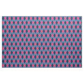 Roze en Blue Argyle Pattern Stof (Yard (91,4 cm))
