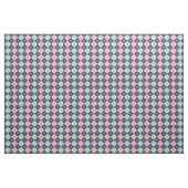 Roze en Blue Argyle Pattern Stof (Yard (91,4 cm))