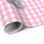 Roze en Blue Staffordshire Dogs Cadeaupapier (Rol Hoek)