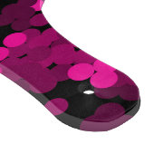 Roze en bordeaux polka dot confetti patroon snijplank (Hoek)
