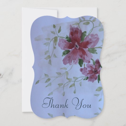 Roze en Bourgogne Kaart (Voorkant)