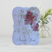 Roze en Bourgogne Kaart (Staand voorkant)