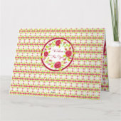 Roze en Bourgogne Kaart (Achterkant)