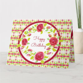 Roze en Bourgogne Kaart