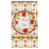 Roze en Bourgogne Klein Cadeauzakje (Achterkant)