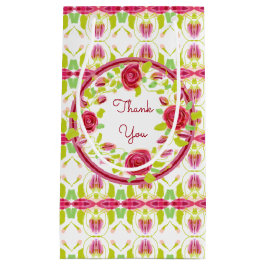 Roze en Bourgogne Klein Cadeauzakje