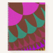 Roze en Bourgogne Notitieboek (Voorkant)