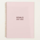 Roze en Bourgogne Planner (Voorkant)