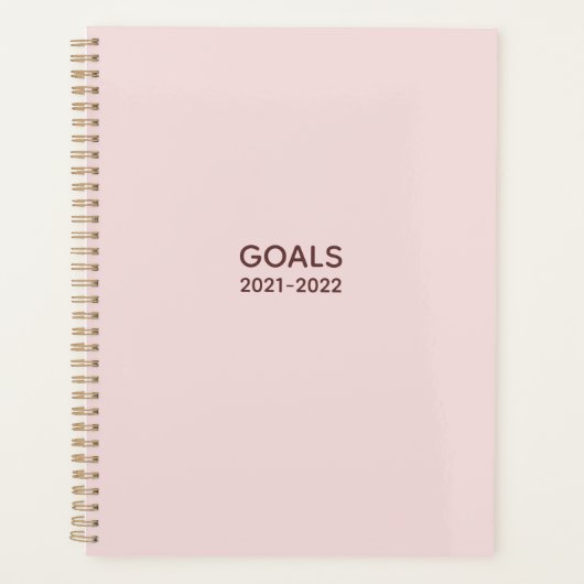 Roze en Bourgogne Planner (Voorkant)