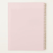 Roze en Bourgogne Planner (Achterkant)