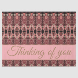 Roze en Bourgogne Tissuepapier