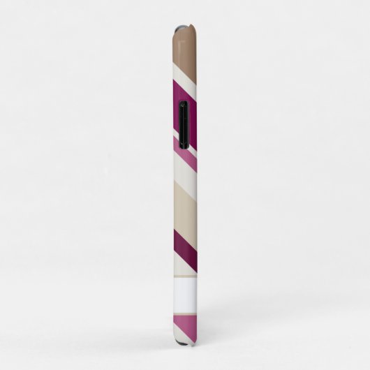 Roze en bruin Case-Mate iPhone case (Achterkant/rechts)