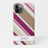 Roze en bruin Case-Mate iPhone case (Achterkant)