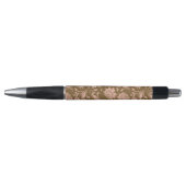 Roze en bruin Floral Pattern Pen (Voorkant)