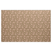 Roze en bruin Floral Pattern Stof (Fat Quarter)