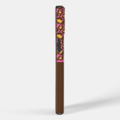 Roze en bruine Cheetah telefoontas Case-Mate iPhone Case (Achterkant / Rechts)