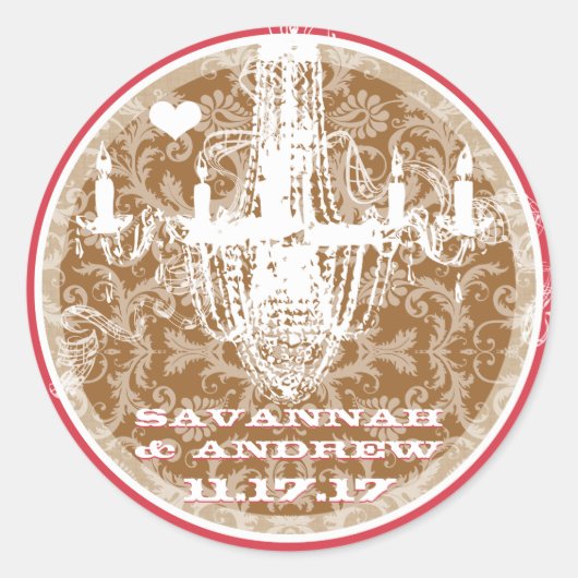 Roze en bruine damesluchters Stickers (Voorkant)