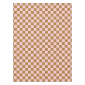Roze en bruine dammen tafelkleed (Voorkant)