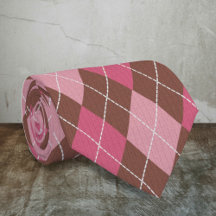 Roze en bruine diamanten - Argyle gestikt patroon