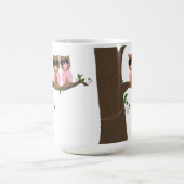 Roze en bruine eigenaars op een Limb Koffiemok (Center)