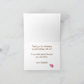 Roze en Bruine lieveheersbeestje Bedankt Opmerking (Binnen)