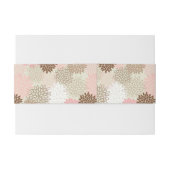 Roze en bruine maanpatroon uitnodigingen wikkel (Achterkant Voorbeeld)