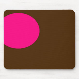 roze en bruine mousepad muismat
