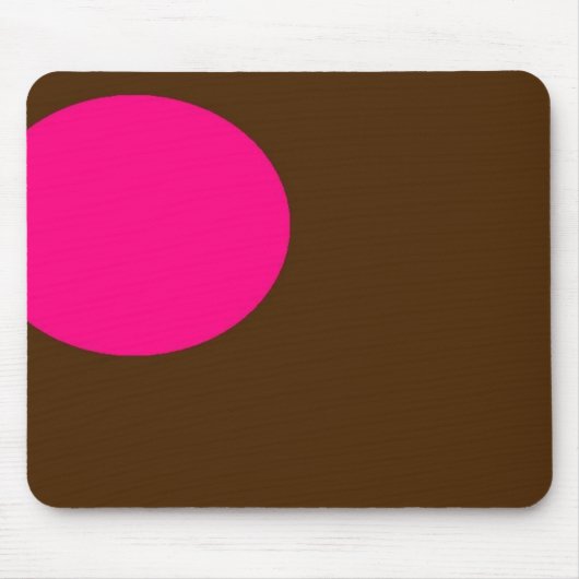 roze en bruine mousepad muismat (Voorkant)