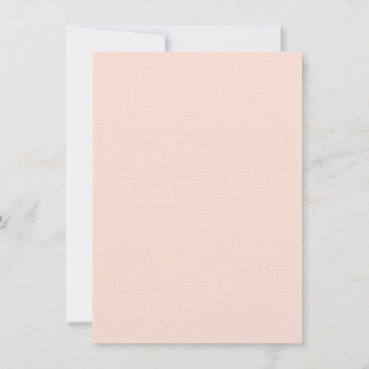 Roze en Bruine Paisley Bloemen Kaart (Achterkant)