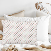 Roze en Bruine Polka Dot Accent Pillow Accent Kussen