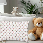 Roze en Bruine Polka Dot Accent Pillow Kussen