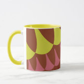 Roze en bruine schalen mok (Links)