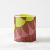 Roze en bruine schalen mok (Midden)